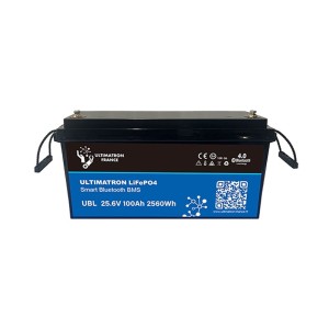 Ultimatron LiFePO4 24V 100Ah UBL-24-100-PRO Lithium Battery BMS Smart Bluetooth 2560Wh ULUBL24100
