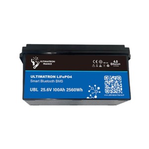 Ultimatron LiFePO4 24V 100Ah UBL-24-100-PRO Lithium Battery BMS Smart Bluetooth 2560Wh ULUBL24100