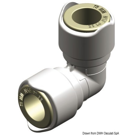 Raccordo a gomito Whale 90° Ø15mm OS1781503-0%