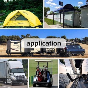 TopSolar Pannello Solare Semi-Flessibile 100W 12V 123x47cm N150130150029-0%