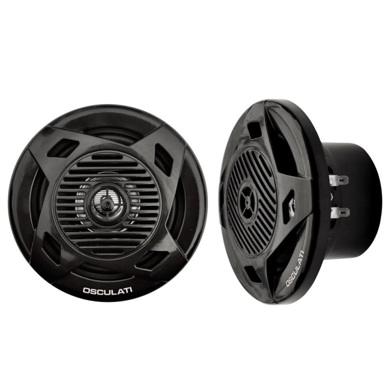Black Pairs of dual cone loudspeakers 5.25 2x80W OS2974106