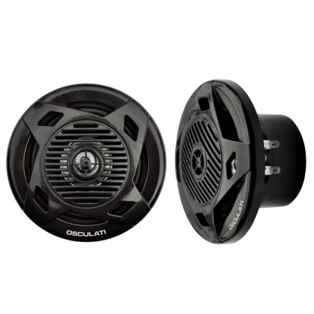 Black Pairs of dual cone loudspeakers 5.25 2x80W OS2974106