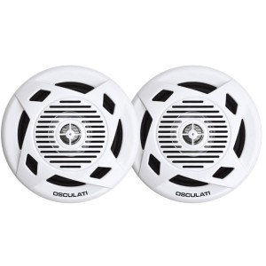 White Pairs of dual cone loudspeakers 6.5 RMS 2x60W OS2974107