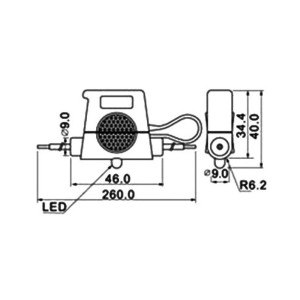 Portafusibili stagni con LED di allarme max 30A N50124227059-5%