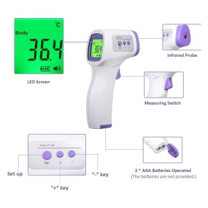 Non-Contact Forehead Infrared Thermometer 160x100x40mm N90056004579