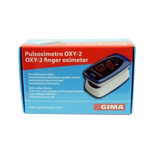 GIMA Pulsossimetro da dito OXY-2 Saturimetro Ossimetro N90056004588-30.5%