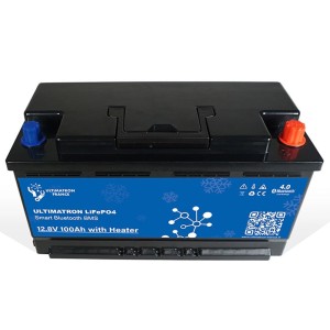Ultimatron LiFePO4 12V 100Ah ULS-12-100H Lithium Battery BMS Smart Bluetooth ULULS12100H