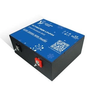 Ultimatron LiFePO4 12V 200Ah ULM-12-200H Batteria al Litio BMS Smart Bluetooth ULULM12200H