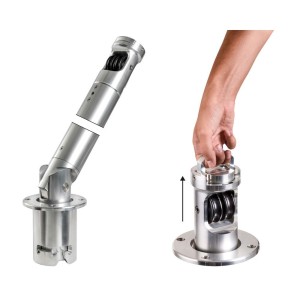 Gruetta telescopica a scomparsa Ø160/112mm Portata 180kg per paio h990mm OS4235800-18%