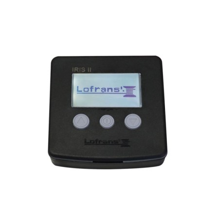 Lofrans IRIS II Panel Chain Counter 3-button 12-24V Black LZ600117
