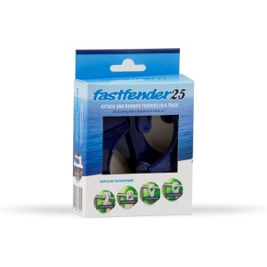 Coppia aggancia parabordi Fastfender 25 Tubo Ø25mm Cima Ø6-12mm Blu N10502805004BL-10%