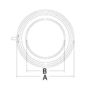Stainless steel Japanese ceiling light 12V 15W White light BA15D 138mm OS1354301