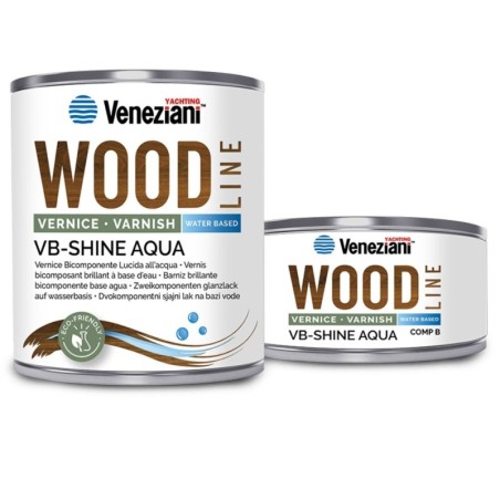 Veneziani WOOD VB-SHINE AQUA 7W6.322 1L TC water-based Gloss Varnish YM473COL525
