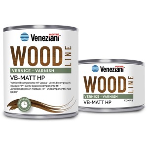Veneziani WOOD VB-MATT HP 7W6.323 1.5L Two-component Matt Varnish YM473COL505