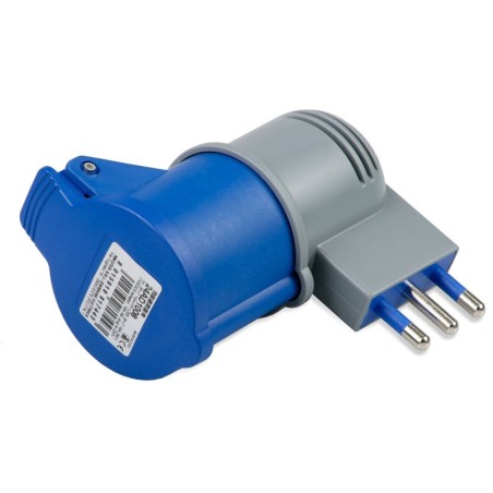 Civil-industrial adapter plug S17 2P+T 16A CEE Socket 2P+T 16A 240V IP44 N50523527256