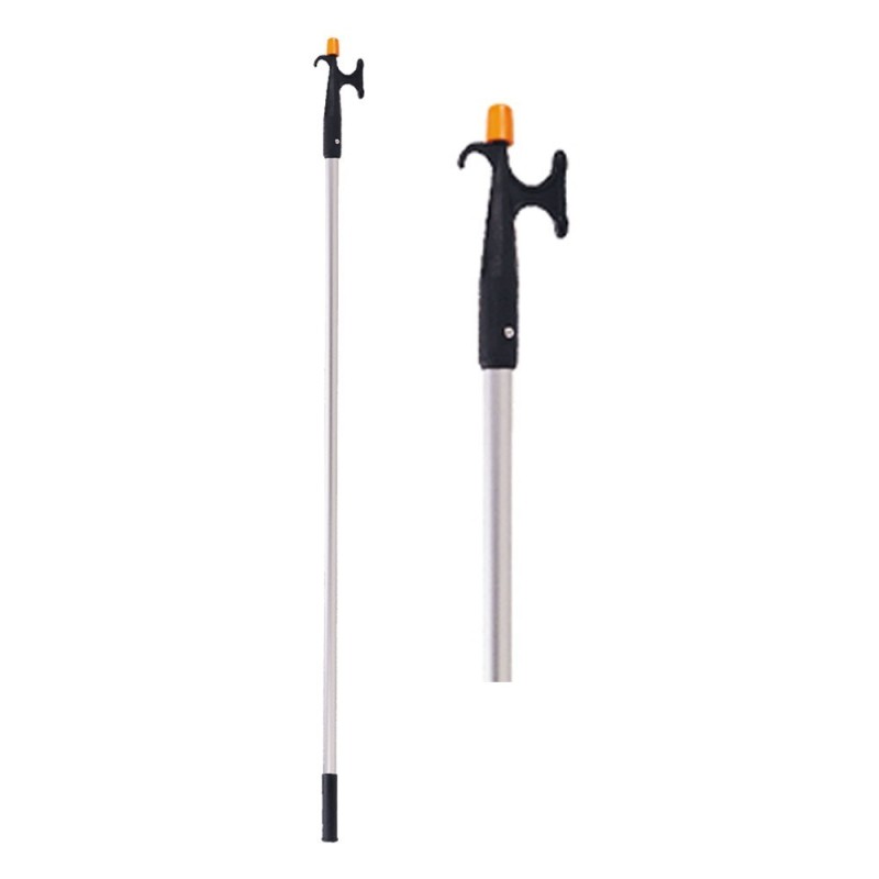 Fixed aluminum boat hook 180/25 with black nylon hook N30610611718