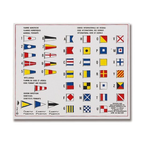 International Code of Signals sticker 17x13cm N31812621802