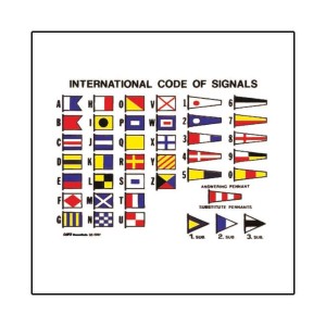 Adesivo Tabella Codici Internazionali dei segnali 12x16cm N31812621817-5%