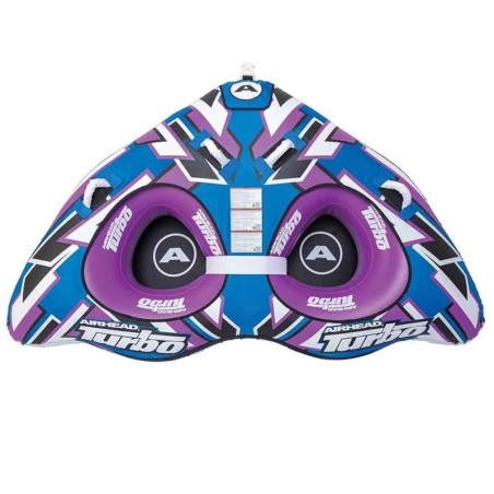 Airhead Turbo Blast Inflatable Towable Tube 2 Seat 210x145cm OS6480602