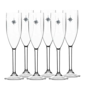Marine Business Set 6pcs Champagne Glass 5,2xH14cm MT5801239