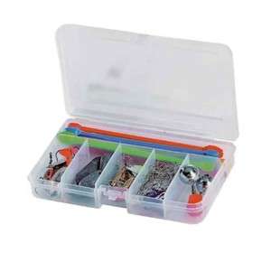 Transparent small parts box with 6 compartments 16x11x3cm N5100314063