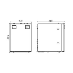 FRIGO Clean Touch 12/24V 85Lt Frigo-Freezer 475x555x635h OS5096102-28%