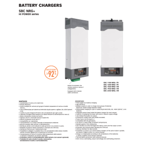 Quick Caricabatterie SBC1200 NRG+ OEM Hi Power 12V 100A 3 USCITE FR Senza Pannello RDS1562 Q21028034-45%