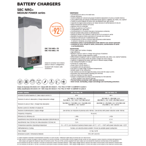 Quick SBC 700 NRG+FR+Pannello Caricabatterie Medium 60A 12V 3 Uscite con pannello remoto incluso-45%