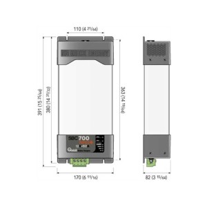 Quick SBC 700 NRG+FR+Pannello Caricabatterie Medium 60A 12V 3 Uscite con pannello remoto incluso-45%