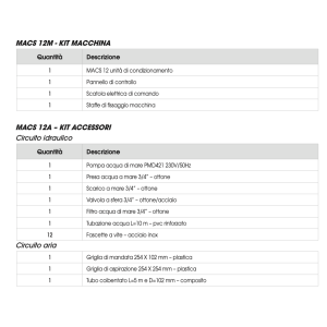 Vitrifrigo MACS 12000 Air conditioning systems 230V 50Hz VTMACS12000