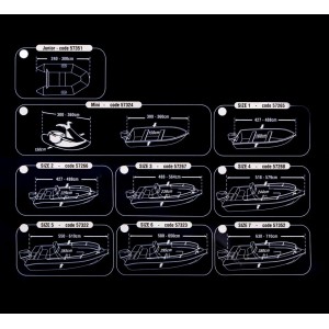 SeaCover 427-488x180cm Silver Boat cover N90214044001