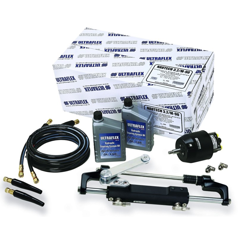 Ultraflex Kit NAUTECH-1/M Hydraulic Steering System For Outboard Engines up to 300hp UT42423T