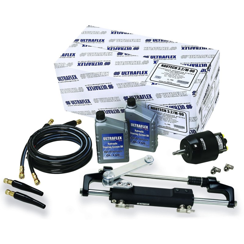 Ultraflex Kit NAUTECH-3/M Timoneria Idraulica per Fuoribordo fino a 300hp UT42422R-35%