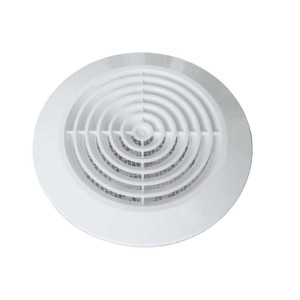 Velair 25468V Griglia di aspirazione tonda chiudibile 100mm bianca UF25468V-10%