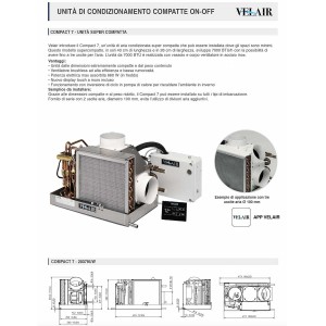 VELAIR Compact 7 WIFI Air Conditioning System Accessory Kit UFVELAIR7