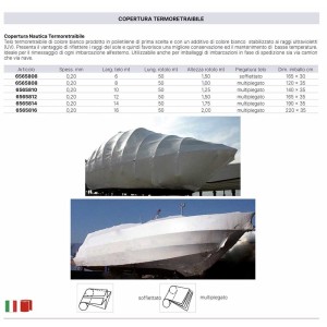 Telo per Copertura Nautica Termoretraibile 14x50 multipiegato FNI6565814-30%
