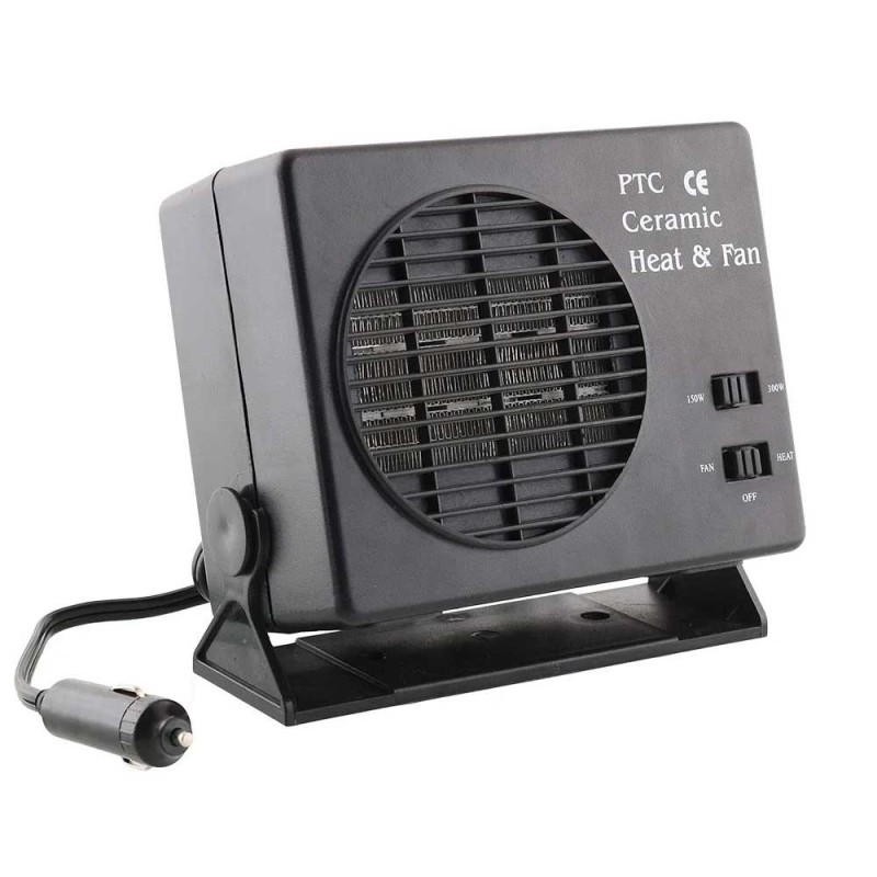 Termoventilatore Riscaldatore elettrico 12V 150/300W per Auto Barca Camper N20600000-40%