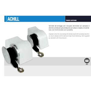 Italwinch Achill 500W 12V Tender Winch (Belt Not Included)