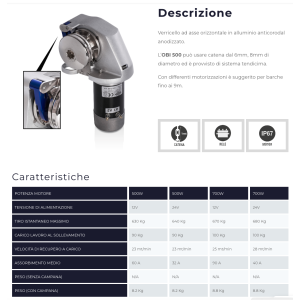 Italwinch Obi 500W 12V Verricello Salpa Ancora senza campana per catena da 6mm-41.546%