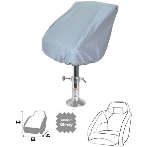 Single Seat Cover 45x55xH53cm Waterproof 300D Grey OS4868801