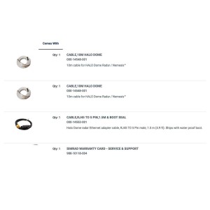 Simrad 000-14537-001 HALO20 radar antenna