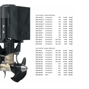 Quick BTQ 300-300 24V Elica di Manovra DC Doppia 15kW 300kgf