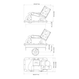 Quick BTR 140-30 Elica di Manovra Retrattile 12V 1500W 30kgf
