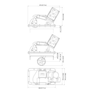 Quick BTR 140-40 Elica di Manovra Retrattile 12V 2200W 40kgf