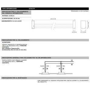 Quick DRESS-UP TOP Barlight LED 24V 4.8W/m 3000K 1000mm Single