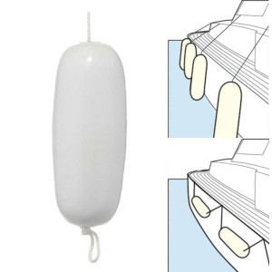 Majoni center hole fender 20x55cm White N10502804212