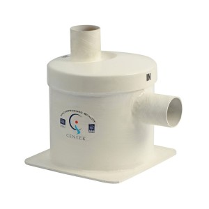 Marmitta Silenziatrice CENTEK Vernalift Top. Potenza ma  benzina 200Hp. Potenza ma  Diesel 75HP. Dimensioni  A  90mm B  90mm C