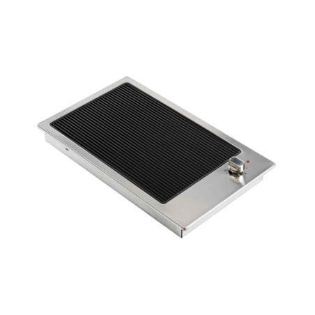 Barbecue elettrico inox con piano vetroceramica 220-240V 2500W 510x300mm OS5038102