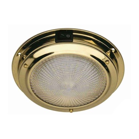 Polished brass ceiling light 12V 5500K 270lm 137x39mm