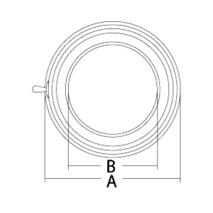 Plafoniera Giapponese in inox 12V 15W Luce Bianca BA15D 169mm OS1354302